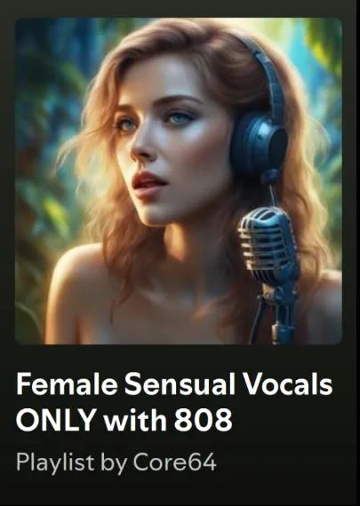 Spotify Playlist Female Sensual Vocals Synt Pop by core64