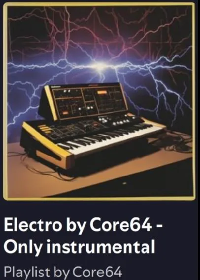 Spotify Playlist Synth instrumental only tracks by Core64